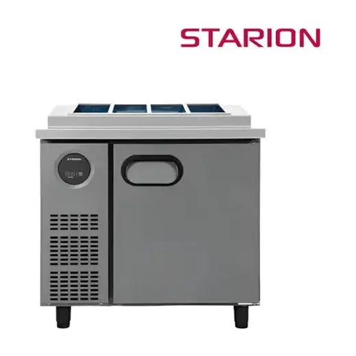 [스타리온] 직냉식 1/3밧드 김밥토핑 냉장고 180L (내부스텐) SR-G09EIEVG