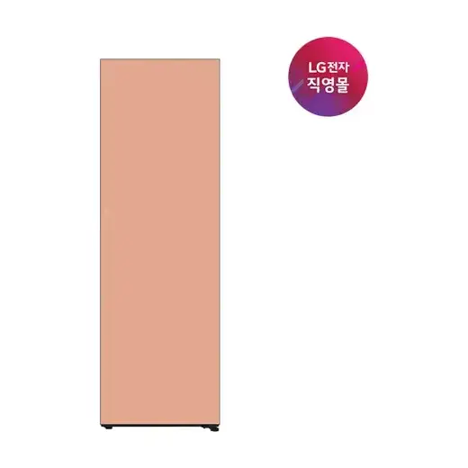 [엘지] 컨버터블 패키지 Fit Max 좌열림 387L 냉장전용고 오브제컬렉션 크림 피치 X324GH3S